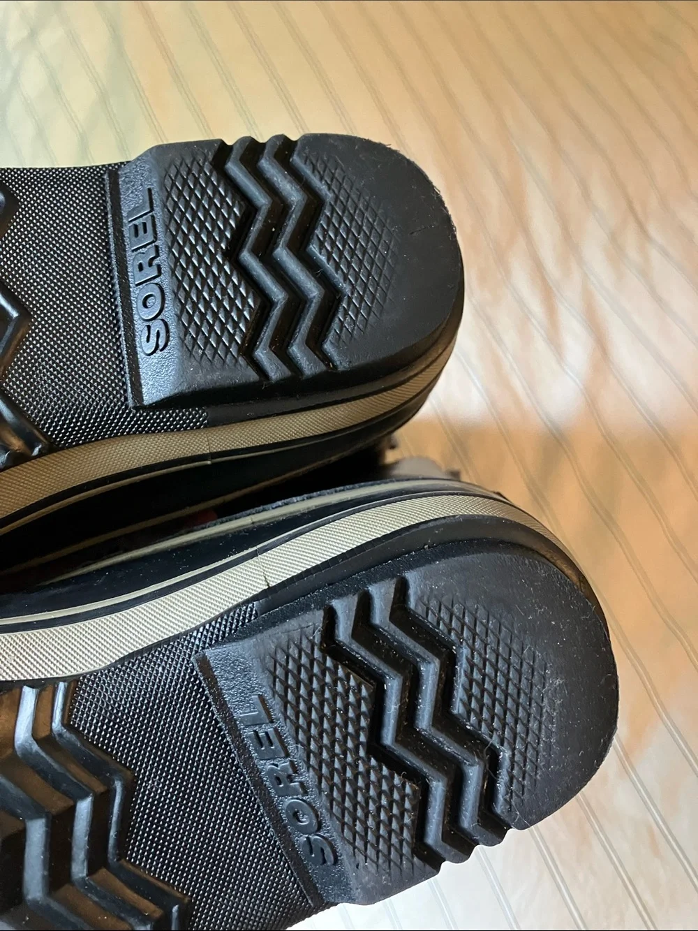 Sorel Kids Black and Gray Insulated Snow Boots